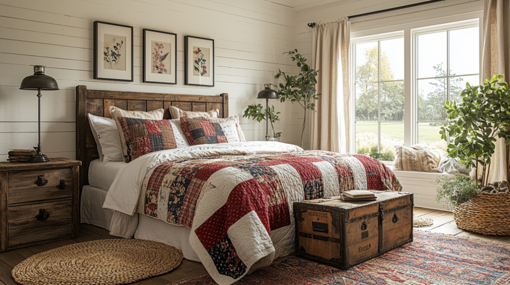 classic country quilt farmhouse bedding decor