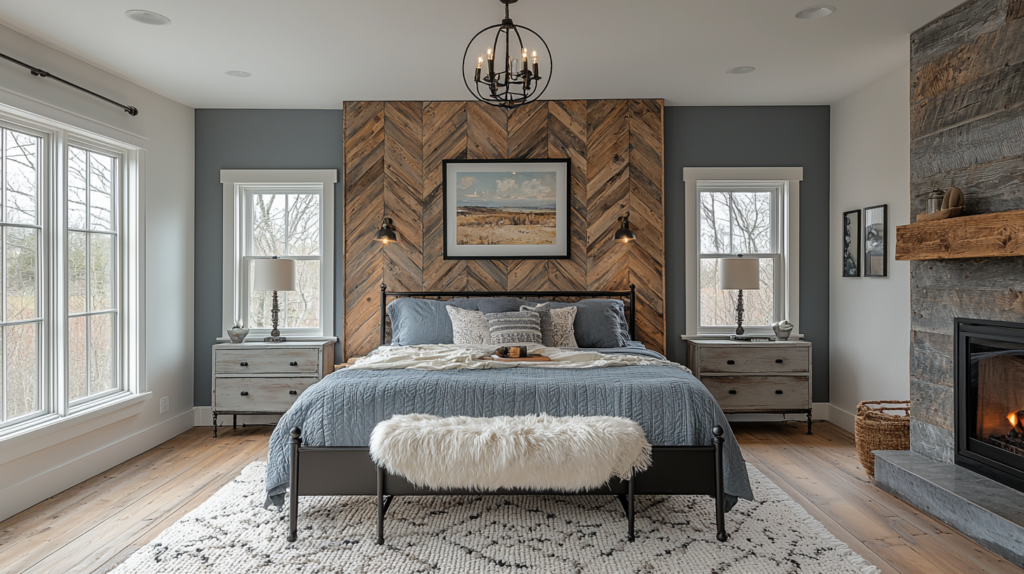 unique wood bedroom decor