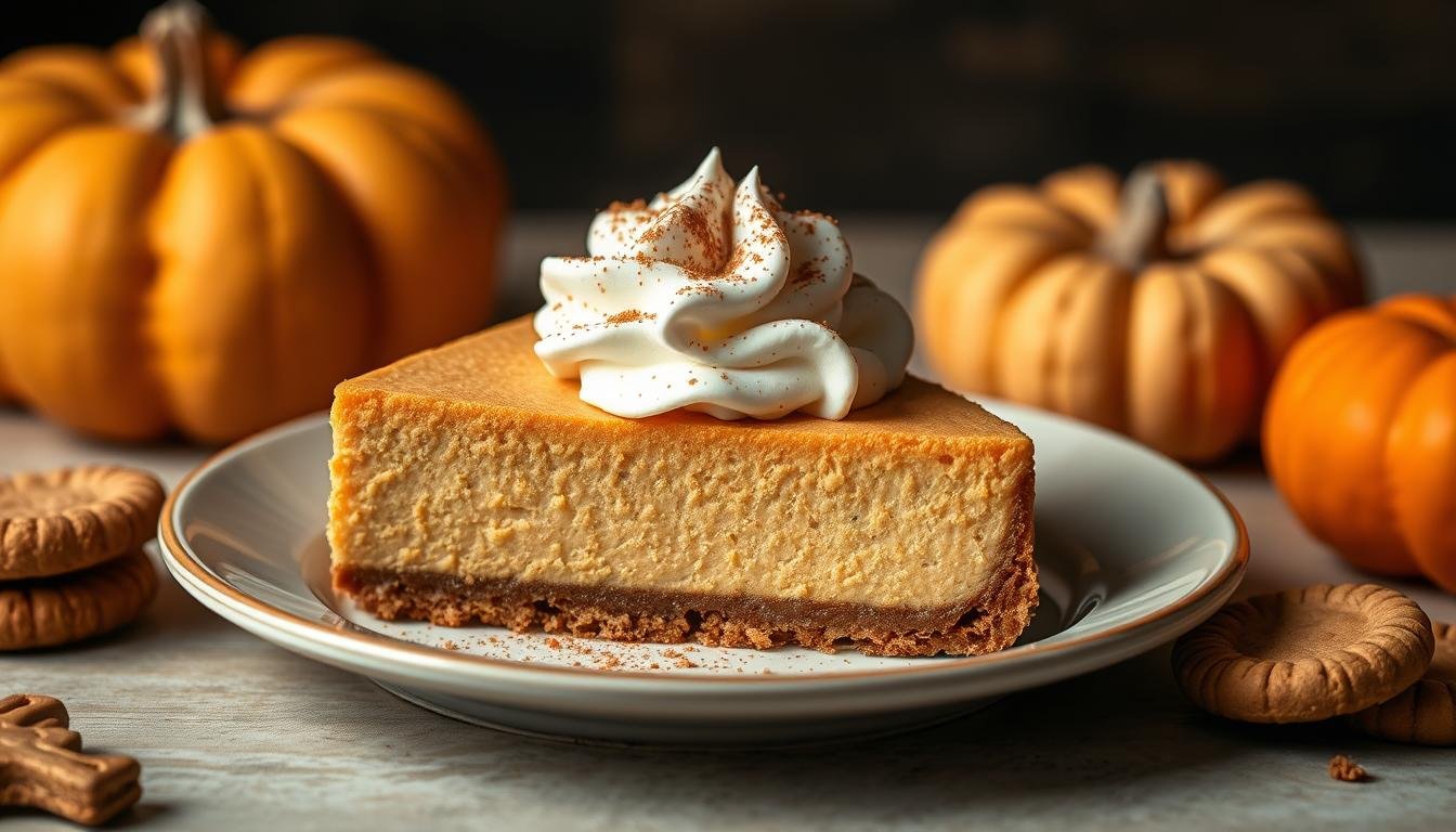 pumpkin cheesecake recipe with gingersnap crust